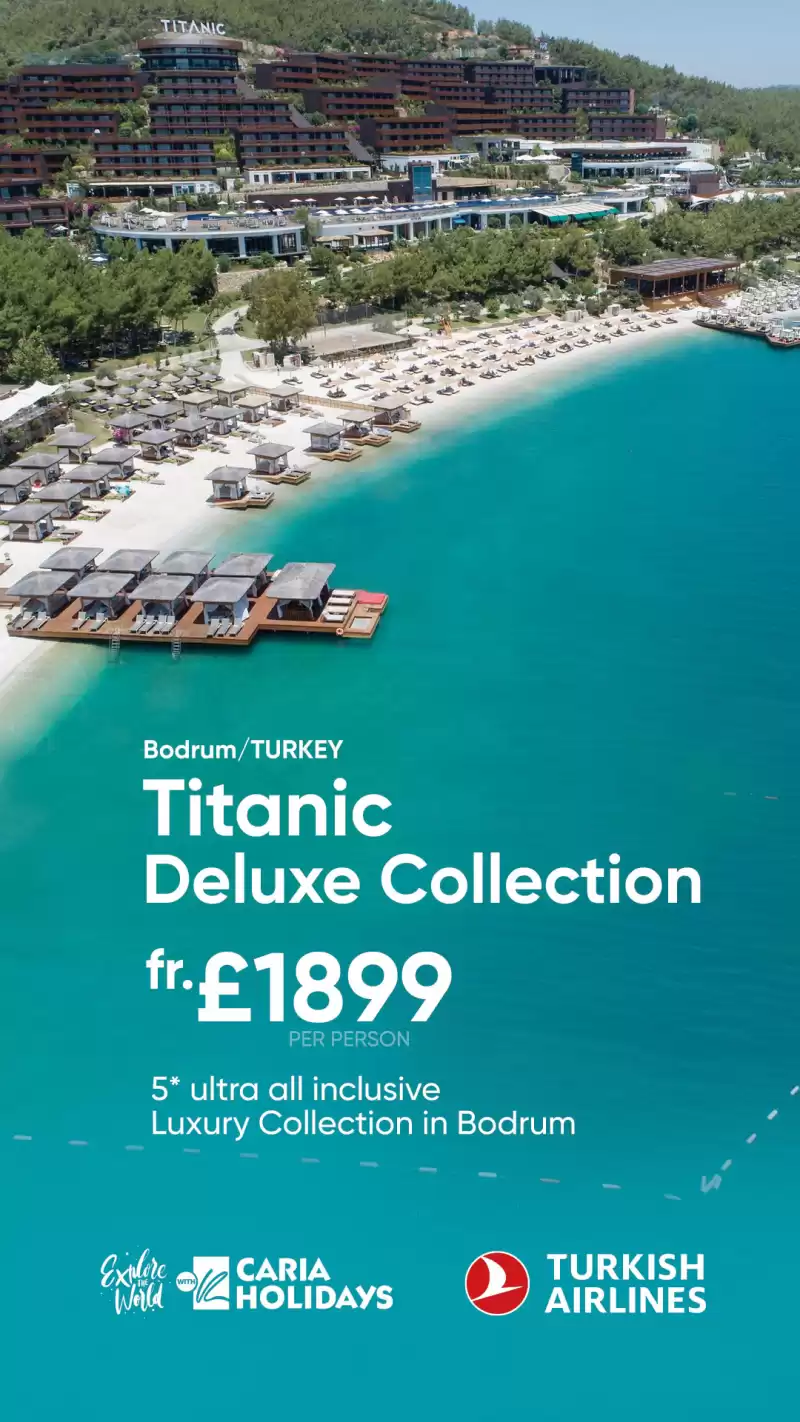 Titanic Deluxe Collection - fr.£1899 per person. 