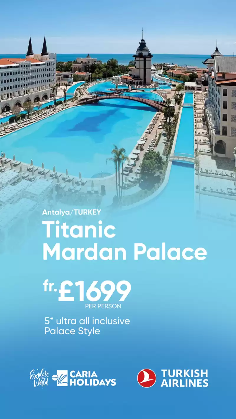 Titanic Mardan Palace fr.£1699pp.